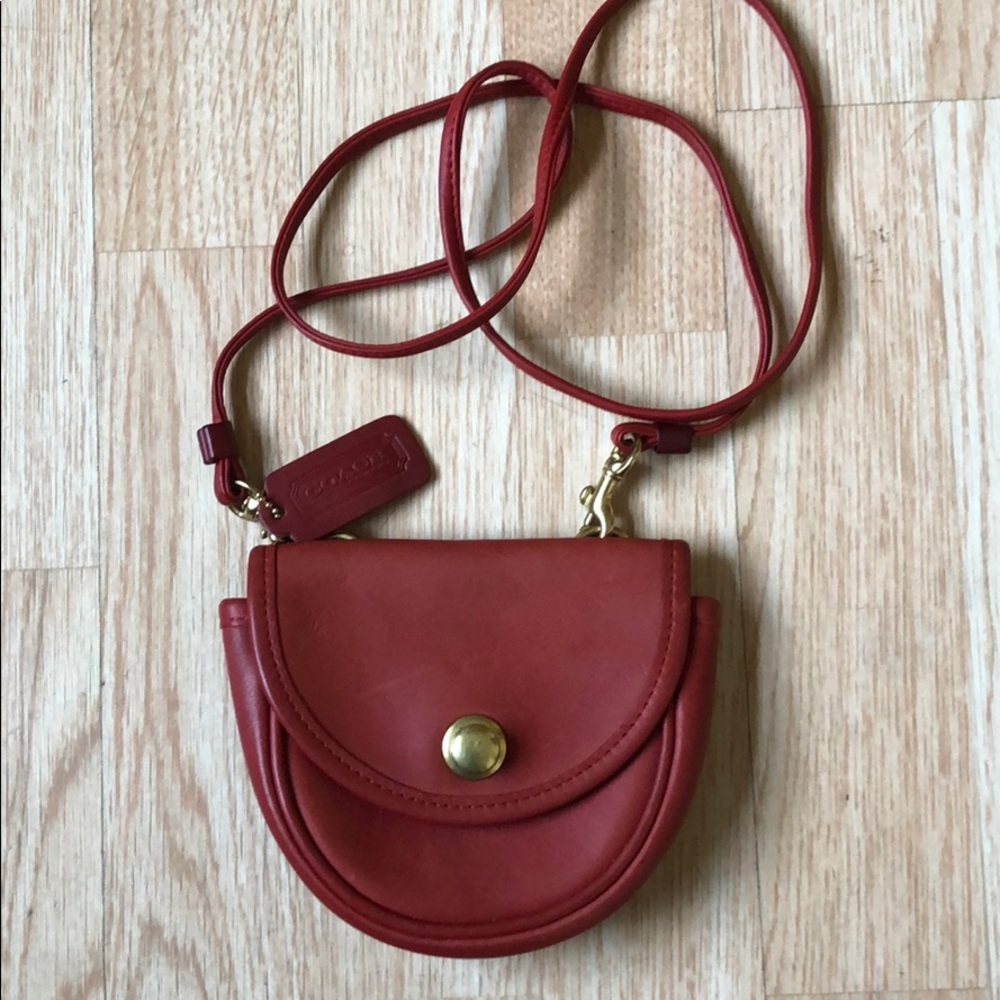 Vintage Coach Red Bag